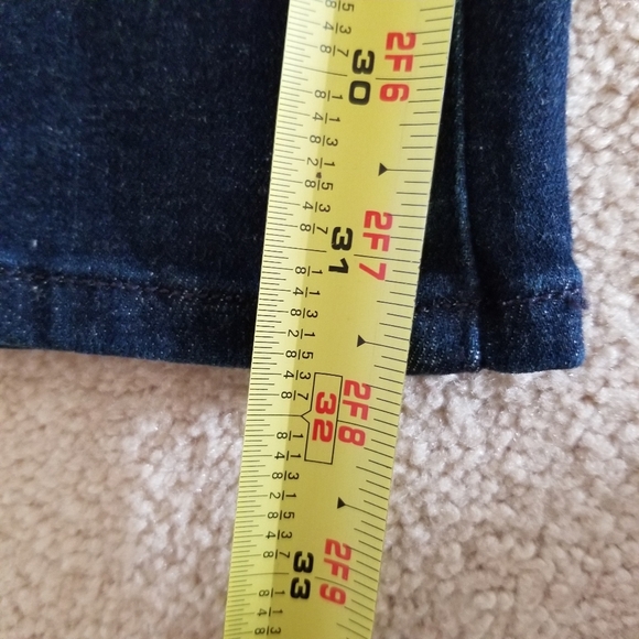 NWT Aritzia Ten Motive Dark Wash High Rise Flare Jeans Size 25T - Picture 8 of 15